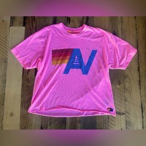 Aviator Nation T-Shirt Pink Large